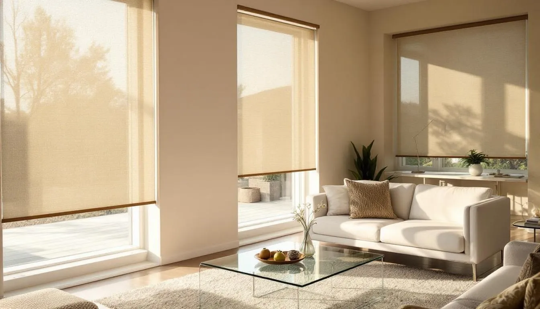 Custom Solar Shades 5% Openness: The Perfect Balance of Light Control and Privacy