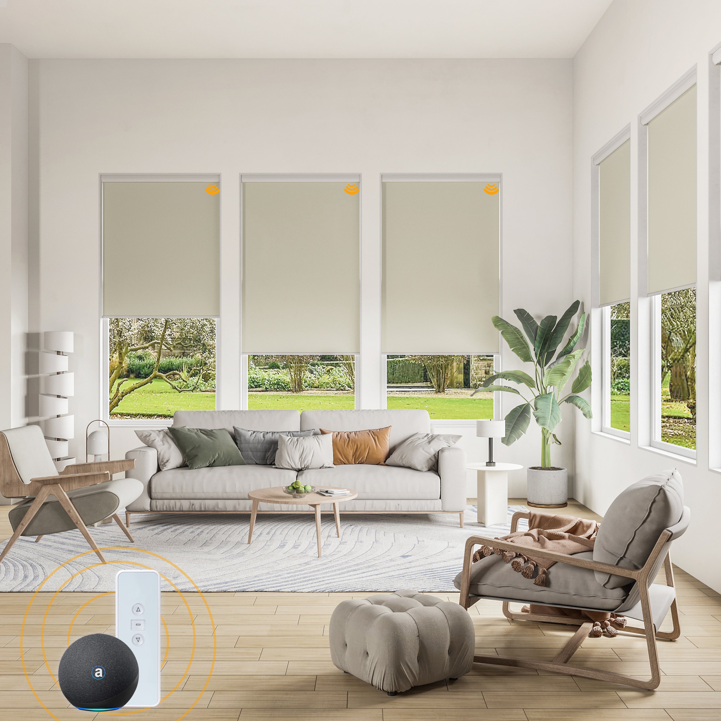 Motorized Shades That Work with Alexa and Google Home