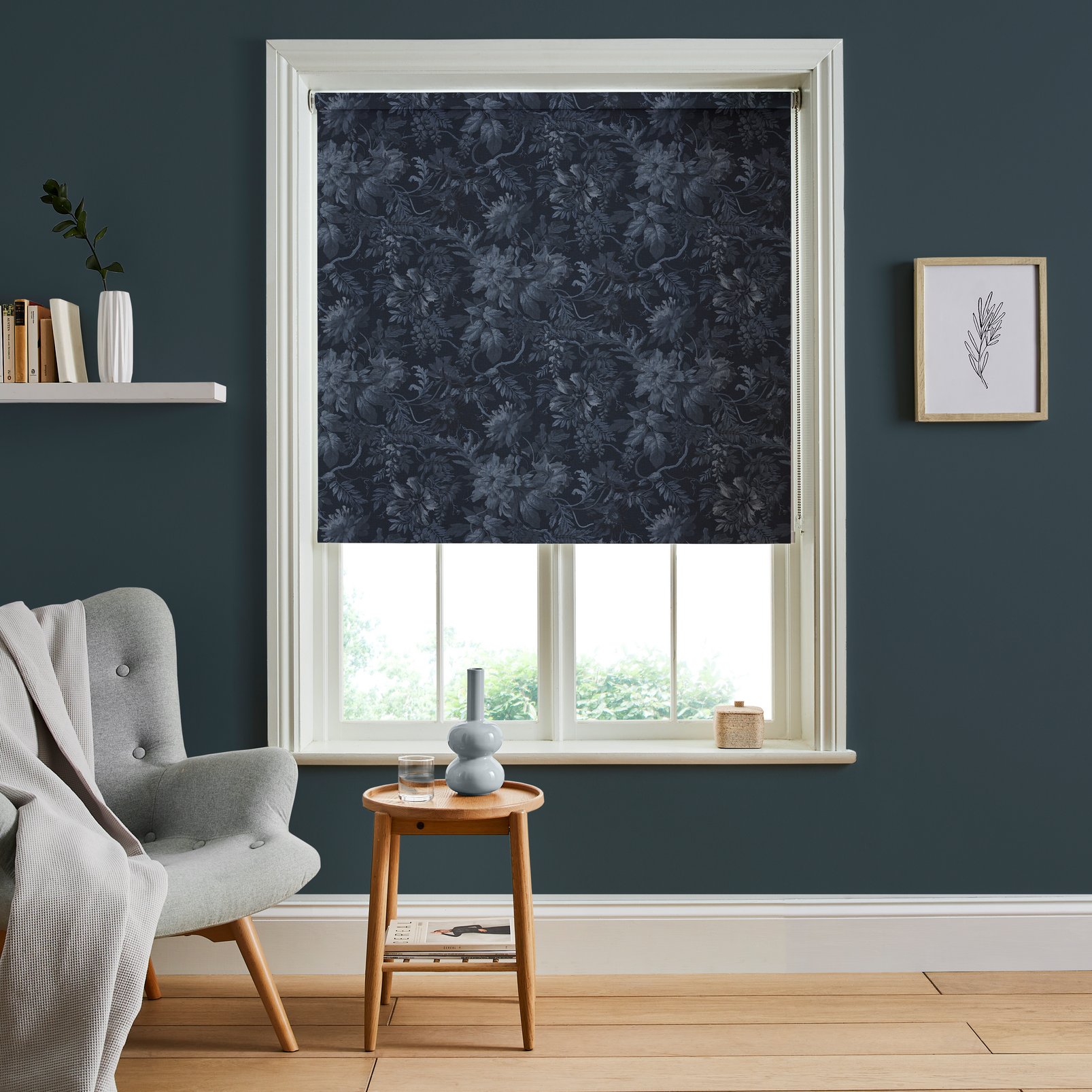 Navy, Blue, and Green Roller Shades: Statement Colors Done Right